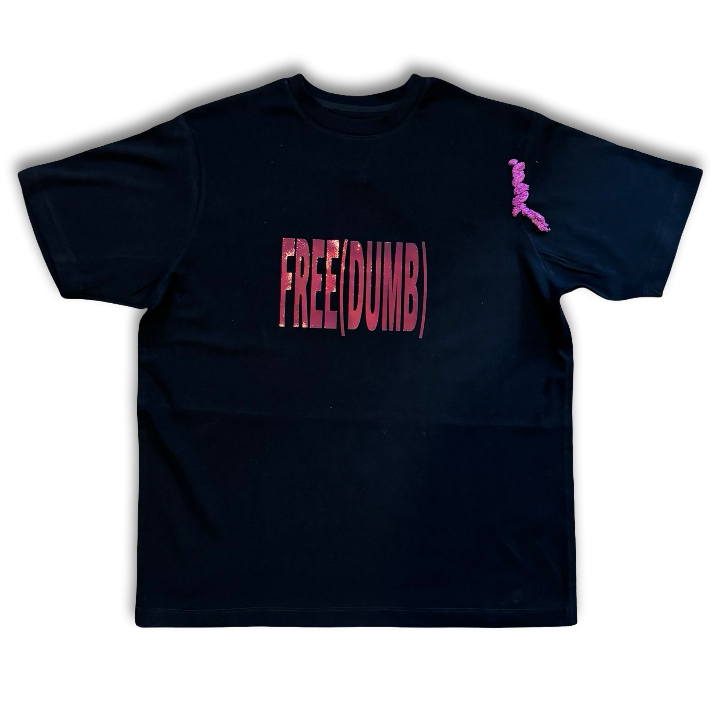 Liquid gold “FREE(DUMB)” s/s tee