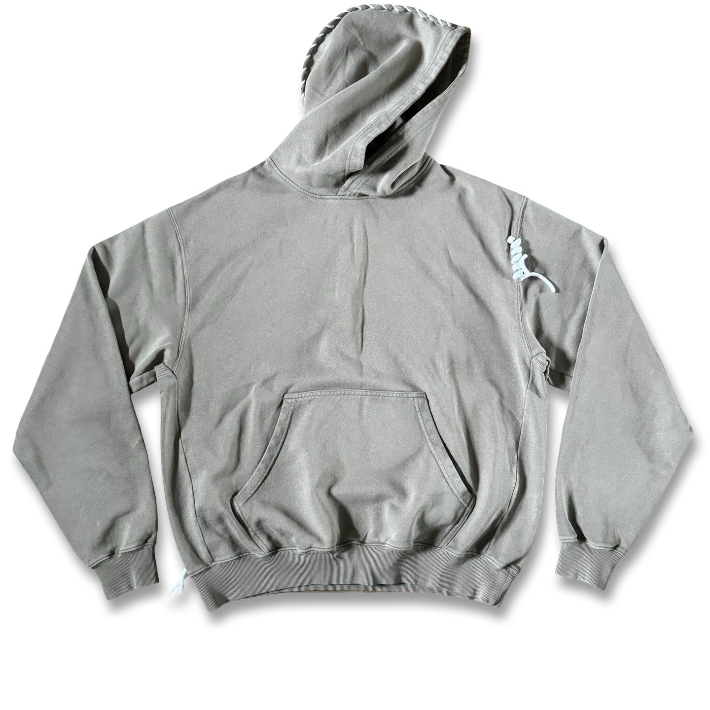 Sandy brown “R” stitched mamba pullover hoodie