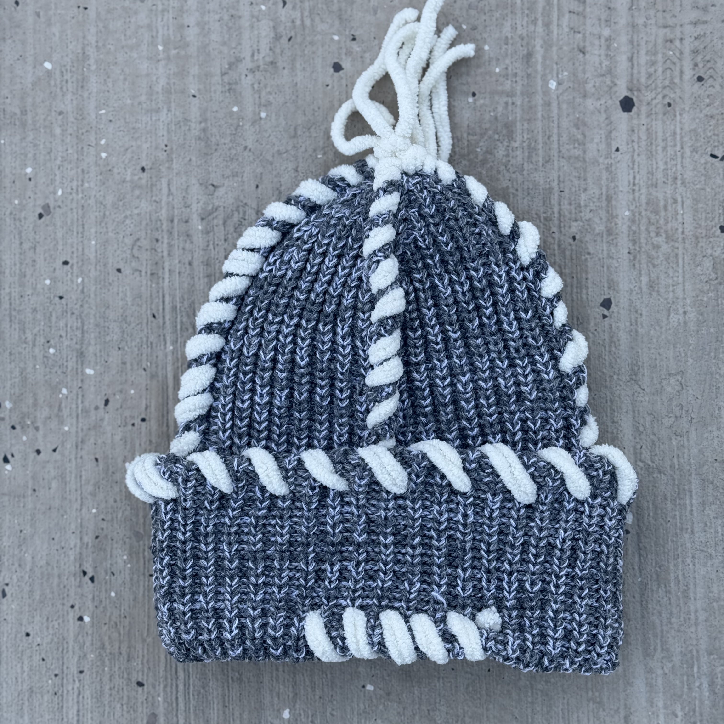 Cozy Stitched Crown Beanie