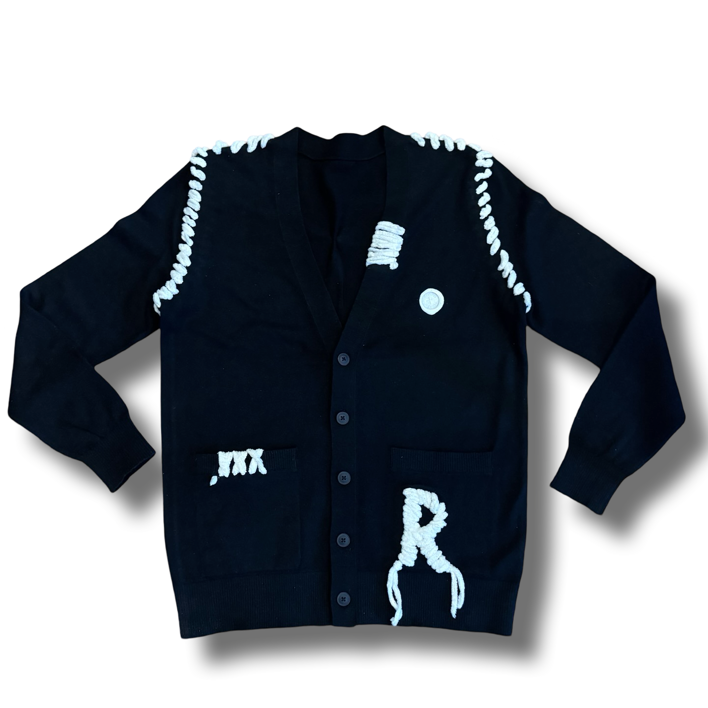 Onyx Remi stitched cardigan sweater