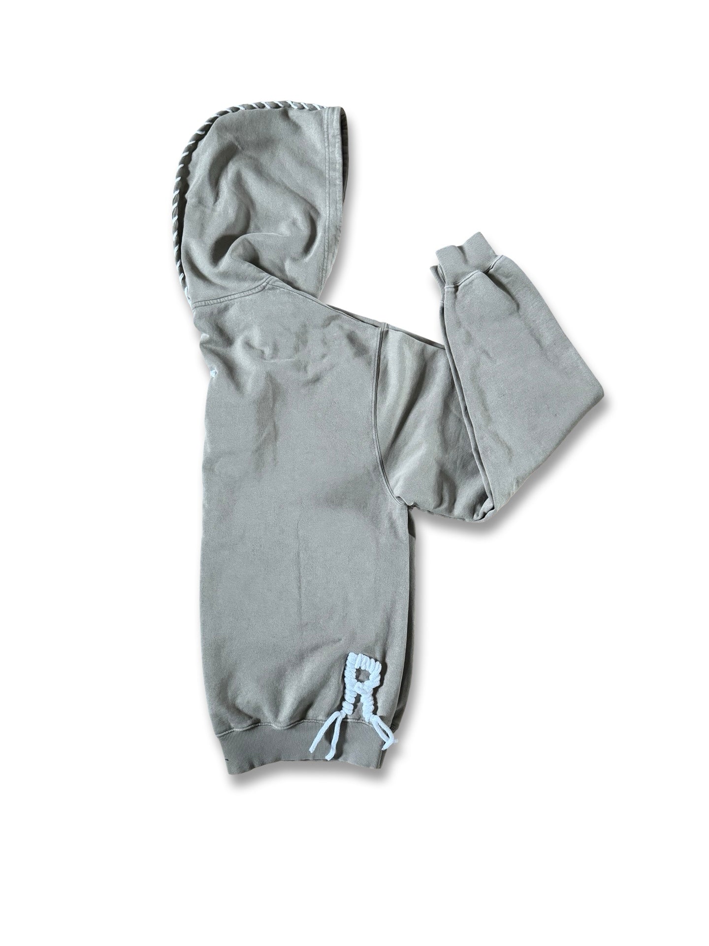 Sandy brown “R” stitched mamba pullover hoodie
