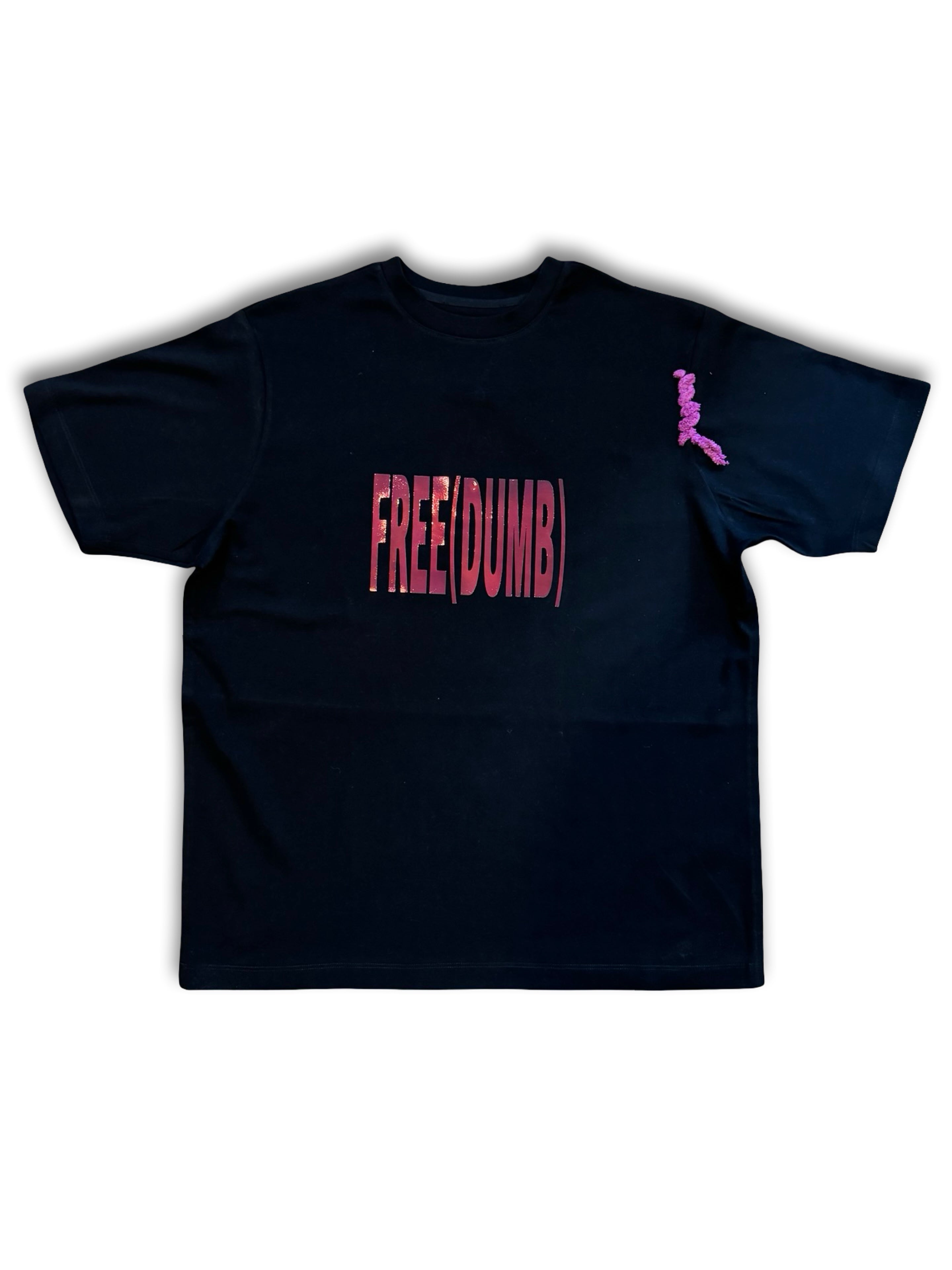 Liquid gold “FREE(DUMB)” s/s tee