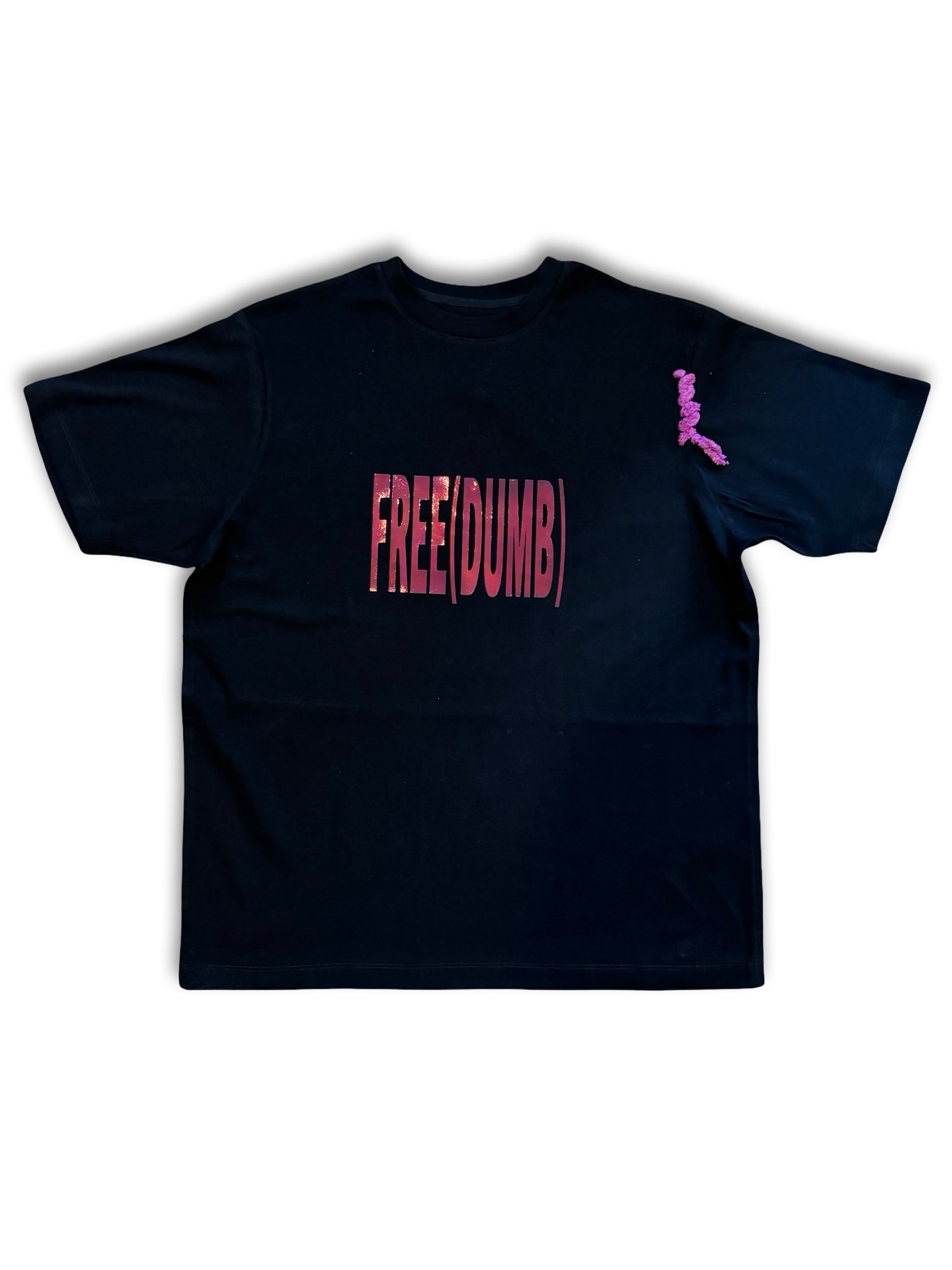 Liquid gold “FREE(DUMB)” s/s tee