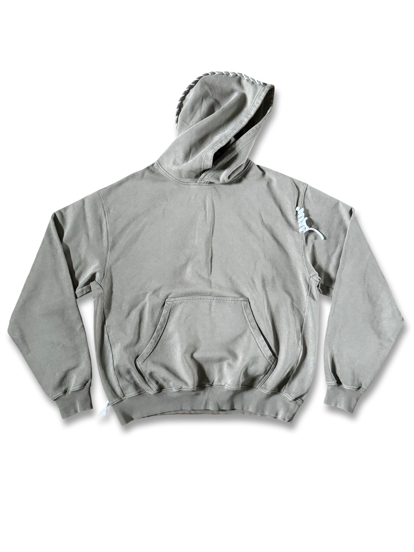 Sandy brown “R” stitched mamba pullover hoodie