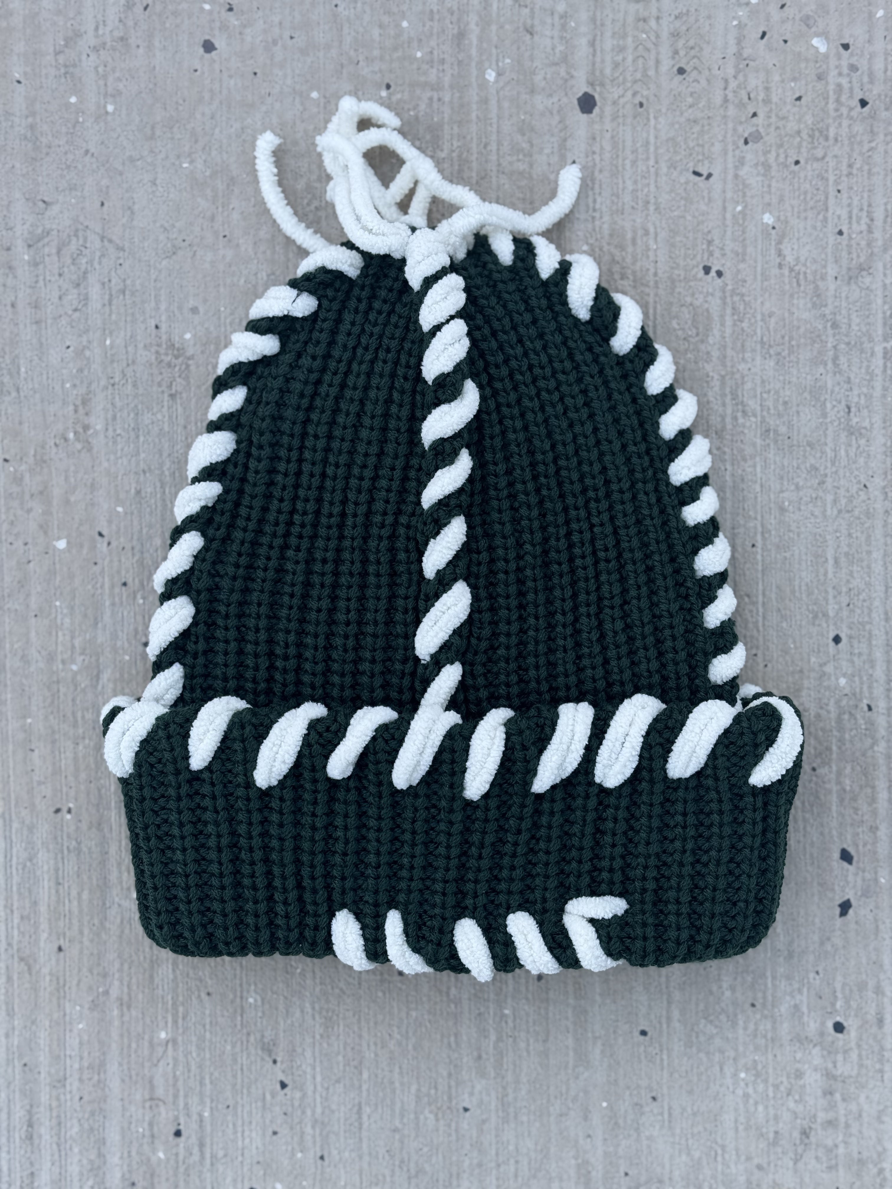 Cozy Stitched Crown Beanie