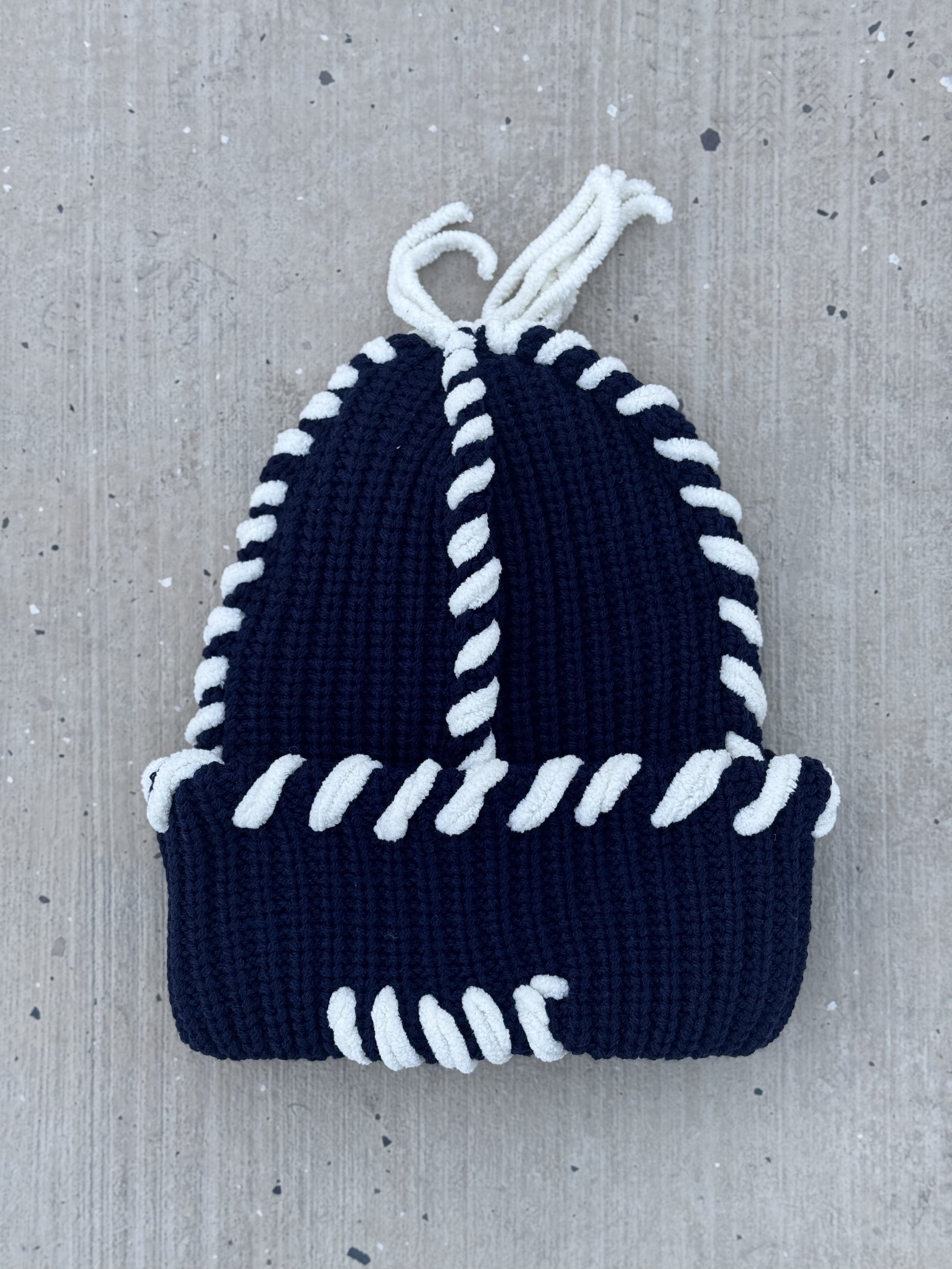 Cozy Stitched Crown Beanie