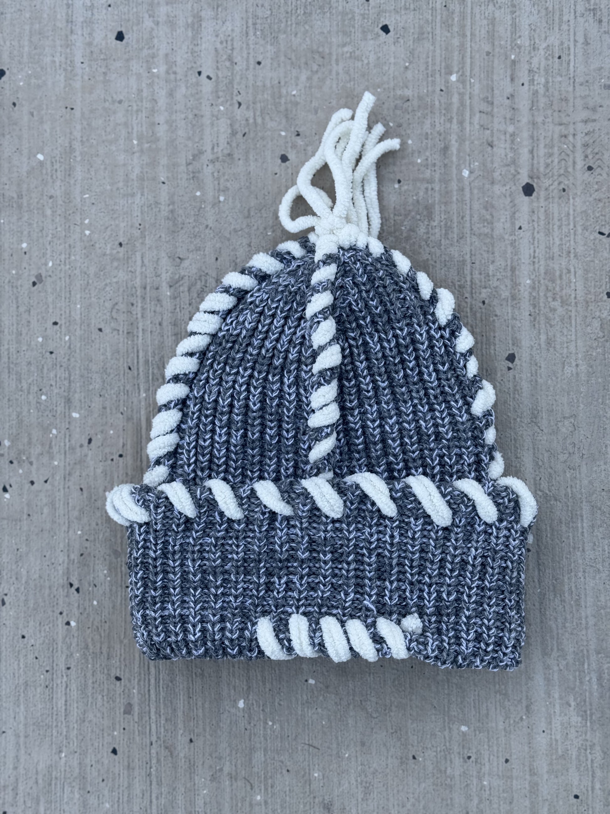 Cozy Stitched Crown Beanie