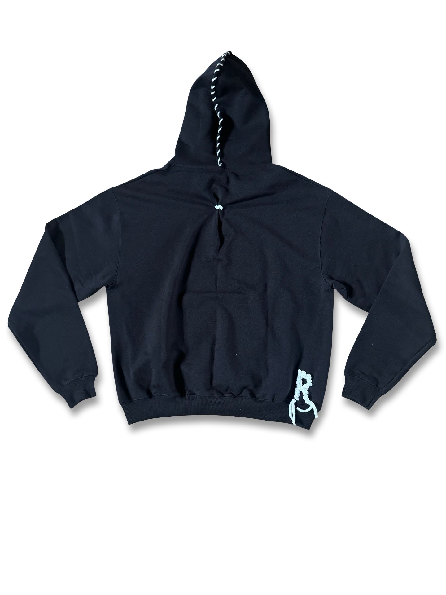 Onyx black “R” stitched mamba hoodie