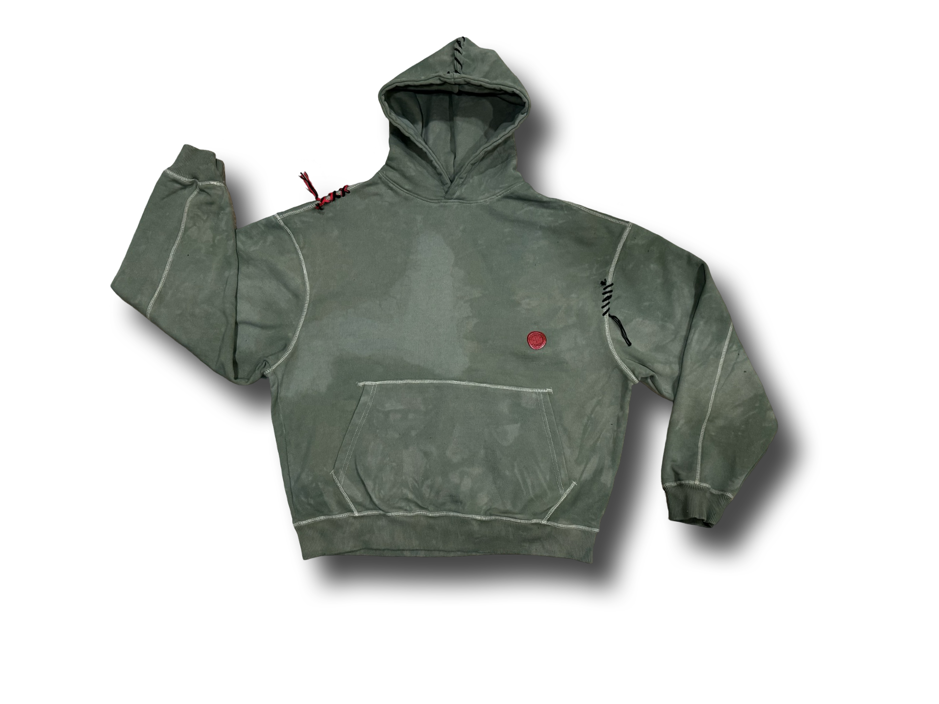 Army Olive Classic Landscape Hoodie
