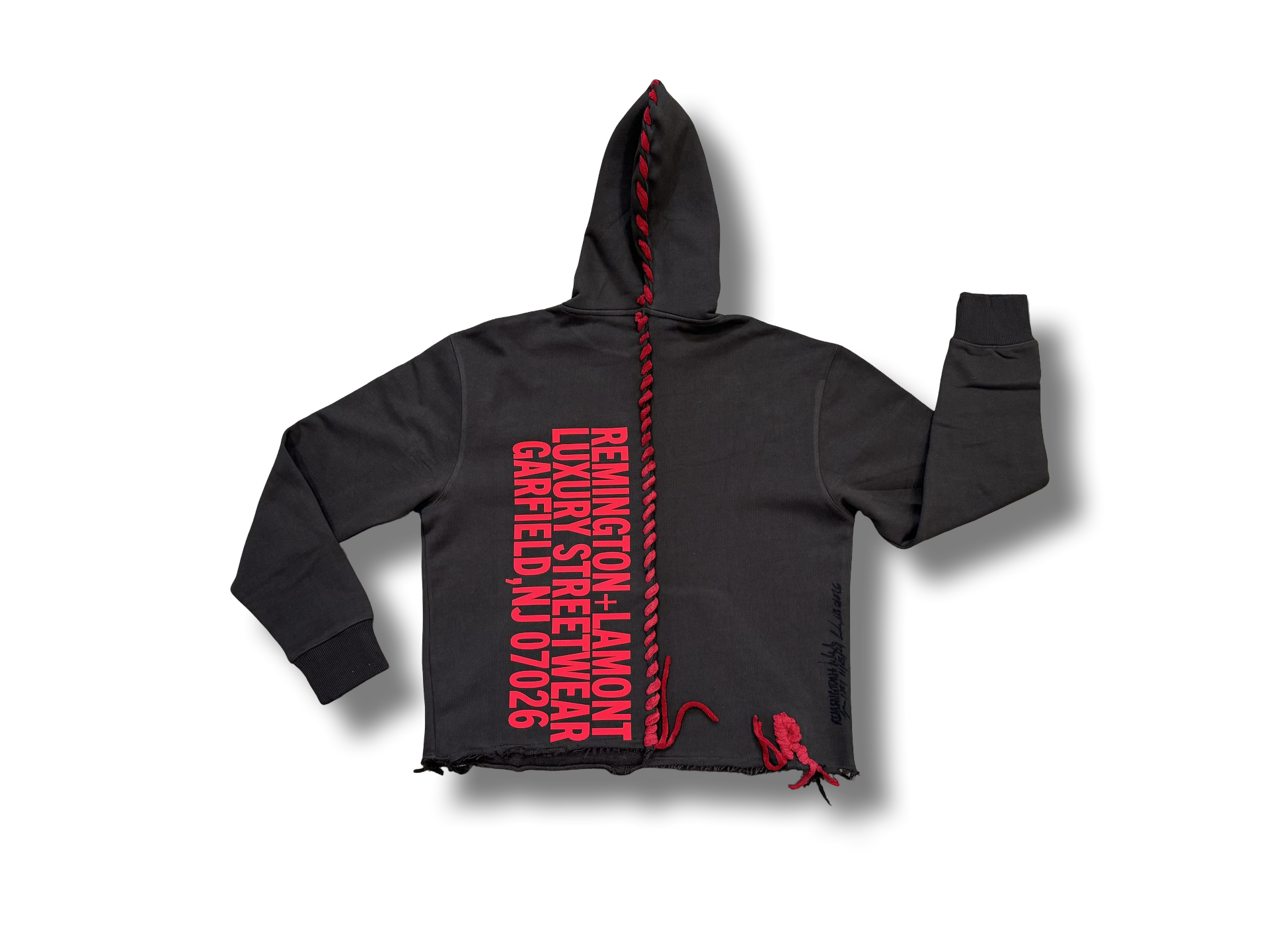 Cropped Cherry Expresso Cozy Stitched hoodie
