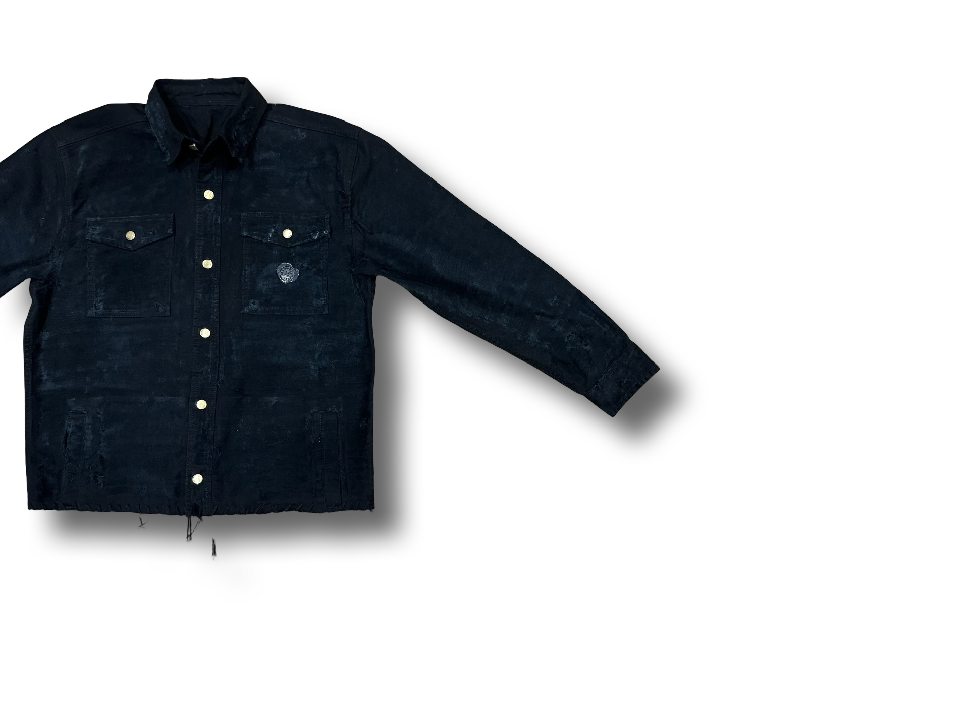 Onyx Distressed Remi Season Overshirt