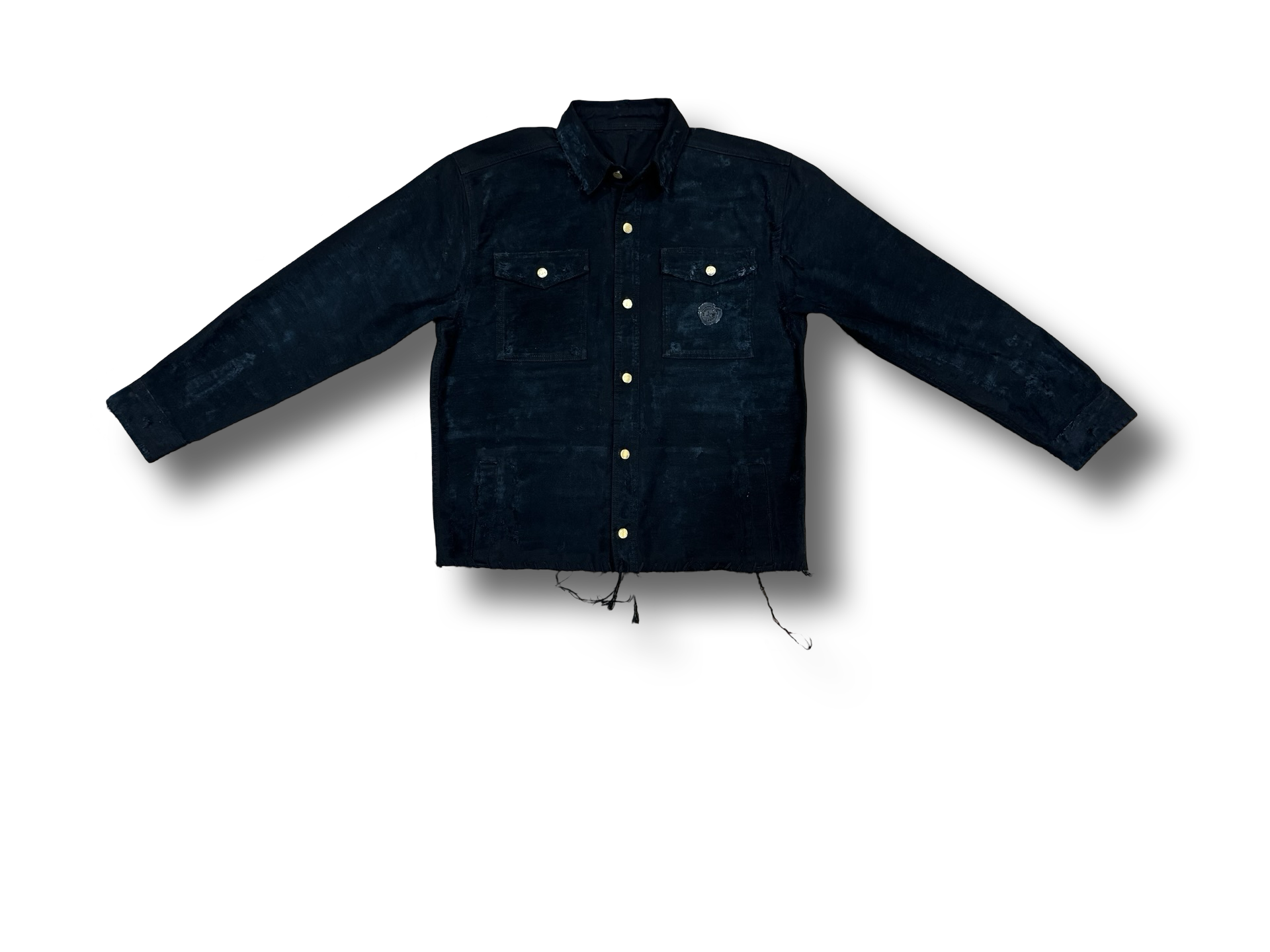 Onyx Distressed Remi Season Overshirt