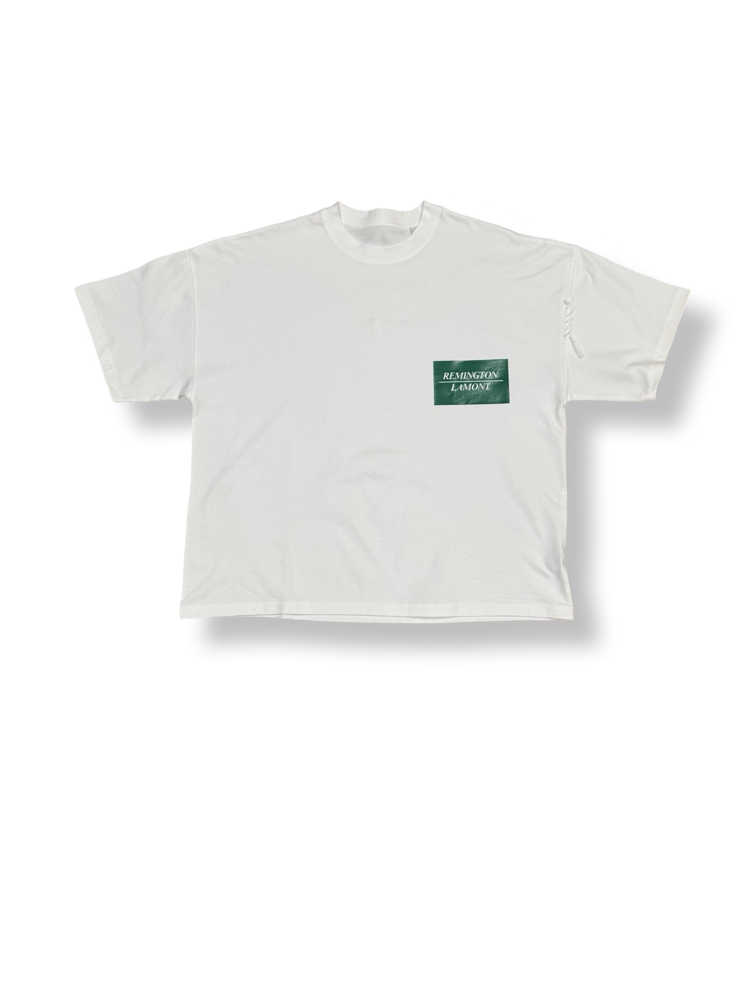 Short sleeve "REMI" logo box tee.